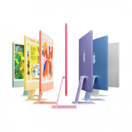 Apple iMac with 4.5K Retina display - All-in-one M4 up to - RAM 16 GB - SSD 512 GB - Apple M4 10-core - Gigabit Ethernet, IEEE 802.11ax (Wi-Fi 6E), Bluetooth 5.3 - macOS Sequoia 15.0 - monitor: LED 24" 4480 x 2520 (4.5K) - keyboard: Swedish / Finnish - silver - 3