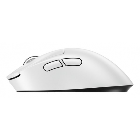 Logitech G PRO X SUPERLIGHT 2 DEX - Mouse - ergonomic - right-handed - optical - 5 buttons - wireless, wired - 2.4 GHz, USB - white - 2