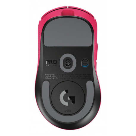 Logitech G PRO X SUPERLIGHT 2 DEX - Mouse - ergonomic - right-handed - optical - 5 buttons - wireless, wired - 2.4 GHz, USB - pink - 5