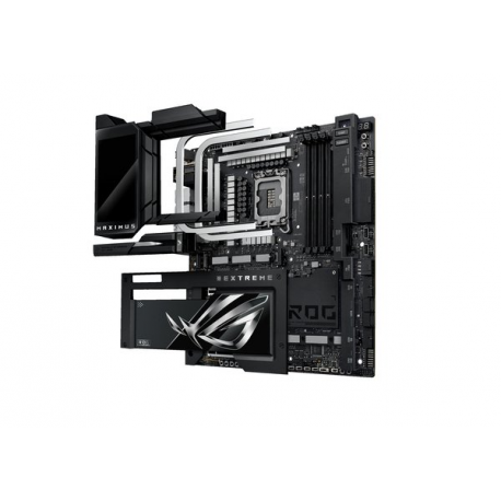 ASUS ROG MAXIMUS Z890 EXTREME - Motherboard - ATX - LGA1851 Socket - Z890 Chipset - USB4, USB 3.2 Gen 1, USB-C 3.2 Gen2, USB 3.2 Gen 2 - Wi-Fi 7, Bluetooth, 10 Gigabit LAN - onboard graphics (CPU required) - HD Audio (8-channel) - 19
