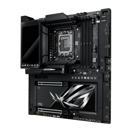 ASUS ROG MAXIMUS Z890 EXTREME - Motherboard - ATX - LGA1851 Socket - Z890 Chipset - USB4, USB 3.2 Gen 1, USB-C 3.2 Gen2, USB 3.2 Gen 2 - Wi-Fi 7, Bluetooth, 10 Gigabit LAN - onboard graphics (CPU required) - HD Audio (8-channel) - 21