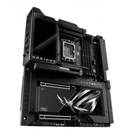 ASUS ROG MAXIMUS Z890 EXTREME - Motherboard - ATX - LGA1851 Socket - Z890 Chipset - USB4, USB 3.2 Gen 1, USB-C 3.2 Gen2, USB 3.2 Gen 2 - Wi-Fi 7, Bluetooth, 10 Gigabit LAN - onboard graphics (CPU required) - HD Audio (8-channel) - 27