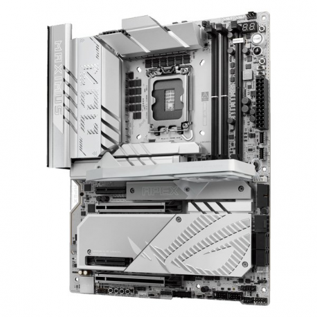 ASUS ROG MAXIMUS Z890 APEX - Motherboard - ATX - LGA1851 Socket - Z890 Chipset - USB4, USB-C 3.2 Gen 2x2, USB-C 3.2 Gen2, USB 3.2 Gen 1 - 5 Gigabit Ethernet, Wi-Fi 7, Bluetooth - onboard graphics (CPU required) - HD Audio (8-channel) - 9