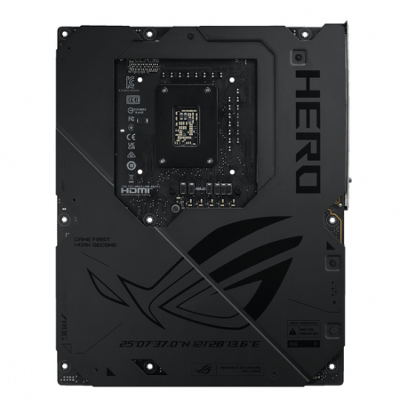 ASUS ROG MAXIMUS Z890 HERO - Motherboard - ATX - LGA1851 Socket - Z890 Chipset - USB4, USB 3.2 Gen 1, USB-C 3.2 Gen2, USB 3.2 Gen 2 - Wi-Fi 7, Bluetooth, 5 Gigabit Ethernet - onboard graphics (CPU required) - HD Audio (8-channel) - 10