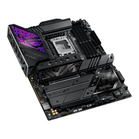 ASUS ROG STRIX Z890-E GAMING WIFI - Motherboard - ATX - LGA1851 Socket - Z890 Chipset - USB-C 3.2 Gen 2x2, USB 3.2 Gen 1, USB 3.2 Gen 2, USB-C 3.2 Gen2, USB4 - 5 Gigabit Ethernet, Wi-Fi 7, Bluetooth - onboard graphics (CPU required) - HD Audio (8-channel) - 5