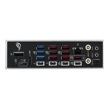 ASUS ROG STRIX Z890-E GAMING WIFI - Motherboard - ATX - LGA1851 Socket - Z890 Chipset - USB-C 3.2 Gen 2x2, USB 3.2 Gen 1, USB 3.2 Gen 2, USB-C 3.2 Gen2, USB4 - 5 Gigabit Ethernet, Wi-Fi 7, Bluetooth - onboard graphics (CPU required) - HD Audio (8-channel) - 7