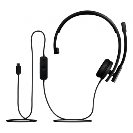 Logitech H570e - Headset - on-ear - wired - USB-C - Certified for Microsoft Teams - 4