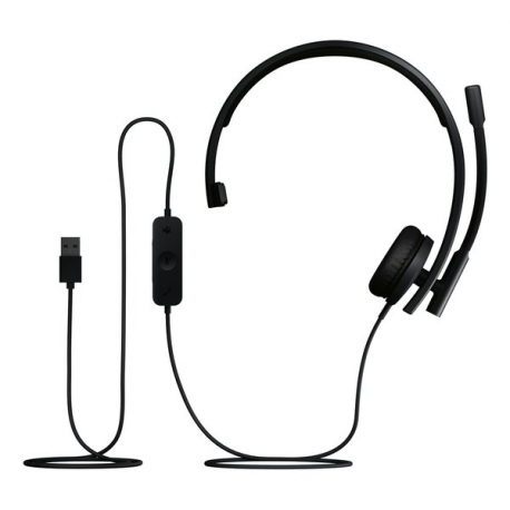 Logitech H570e - Headset - on-ear - wired - USB-A - Certified for Microsoft Teams - 4