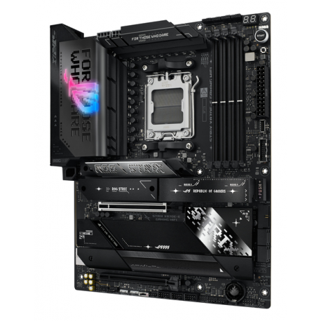 ASUS ROG STRIX X870E-E GAMING WIFI - Motherboard - ATX - Socket AM5 - AMD X870E Chipset - USB4, USB-C 3.2 Gen 2x2, USB-C 3.2 Gen2, USB 3.2 Gen 2, USB 3.2 Gen 1 - Wi-Fi 7, 5 Gigabit Ethernet, Bluetooth - onboard graphics (CPU required) - HD Audio (8-channel) - 1