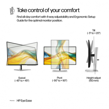 HP 527pq - Series 5 Pro - LED monitor - 27" (26.96" viewable) - 2560 x 1440 QHD - IPS - 350 cd / m² - 1500:1 - 5 ms - HDMI, DisplayPort - jet black, black and silver (stand) - Smart Buy - 6