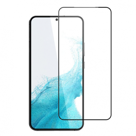 Screenor Premium - Screen protector for mobile phone - glass - frame colour black - for Samsung Galaxy S24 FE - 0