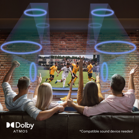 Thomson 43QG7C14 - 43" Diagonal Class LED-backlit LCD TV - QLED Pro - Smart TV - Google TV - 4K UHD (2160p) 3840 x 2160 - HDR - Direct LED, Quantum Dot - black - 12