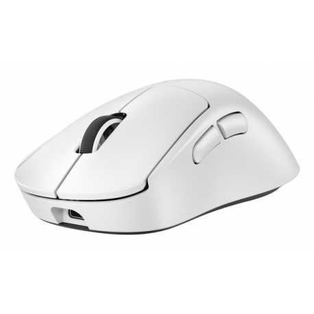 Logitech G PRO X SUPERLIGHT 2 DEX - Mouse - ergonomic - gaming - right-handed - optical - 5 buttons - wireless, wired - 2.4 GHz, USB - white - 0