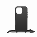 OtterBox React Series - Back cover for mobile phone - necklace - MagSafe compatibility - black - for Apple iPhone 16 Pro
