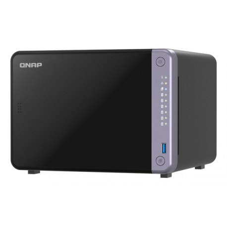 QNAP TS-632X-4G - NAS server - 6 bays - SATA 6Gb/s - RAID JBOD, 0, 1, 5, 6, 10, 50, 60 - RAM 4 GB - Gigabit Ethernet / 2.5 Gigabit Ethernet / 10 Gigabit Ethernet - iSCSI support - 0