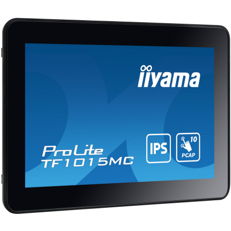 iiyama ProLite TF1015MC-B3 - LCD monitor - 10.1" - open frame - touchscreen - 1280 x 800 WXGA - IPS - 500 cd / m² - 800:1 - 29 ms - HDMI, VGA, DisplayPort - black - 2