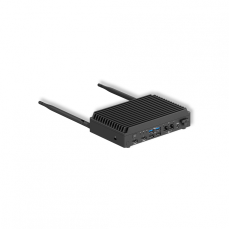 ASUS NUC 13 Rugged Tall BNUC13BRFA400B02I - Barebone - SFF 1 x Atom x7 x7425E  /  up to 3.4 GHz - RAM 0 GB - SSD - eMMC 64 GB - UHD Graphics - 2.5 Gigabit Ethernet, Gigabit Ethernet, IEEE 802.11ax (Wi-Fi 6E), Bluetooth 5.2 - black - 7