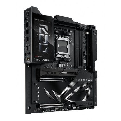 ASUS ROG CROSSHAIR X870E EXTREME - Motherboard - ATX - Socket AM5 - AMD X870E Chipset - USB4, USB-C 3.2 Gen2, USB 3.2 Gen 2, USB-C 3.2 Gen 2x2, USB 3.2 Gen 1 - Wi-Fi 7, Bluetooth, 5 Gigabit Ethernet, 10 Gigabit LAN - onboard graphics (CPU required) - HD Audio (8-channel) - 1