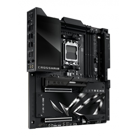 ASUS ROG CROSSHAIR X870E EXTREME - Motherboard - ATX - Socket AM5 - AMD X870E Chipset - USB4, USB-C 3.2 Gen2, USB 3.2 Gen 2, USB-C 3.2 Gen 2x2, USB 3.2 Gen 1 - Wi-Fi 7, Bluetooth, 5 Gigabit Ethernet, 10 Gigabit LAN - onboard graphics (CPU required) - HD Audio (8-channel) - 5