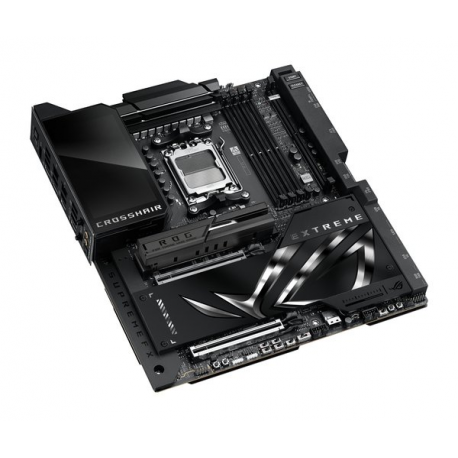 ASUS ROG CROSSHAIR X870E EXTREME - Motherboard - ATX - Socket AM5 - AMD X870E Chipset - USB4, USB-C 3.2 Gen2, USB 3.2 Gen 2, USB-C 3.2 Gen 2x2, USB 3.2 Gen 1 - Wi-Fi 7, Bluetooth, 5 Gigabit Ethernet, 10 Gigabit LAN - onboard graphics (CPU required) - HD Audio (8-channel) - 11
