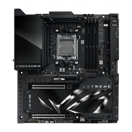 ASUS ROG CROSSHAIR X870E EXTREME - Motherboard - ATX - Socket AM5 - AMD X870E Chipset - USB4, USB-C 3.2 Gen2, USB 3.2 Gen 2, USB-C 3.2 Gen 2x2, USB 3.2 Gen 1 - Wi-Fi 7, Bluetooth, 5 Gigabit Ethernet, 10 Gigabit LAN - onboard graphics (CPU required) - HD Audio (8-channel) - 14