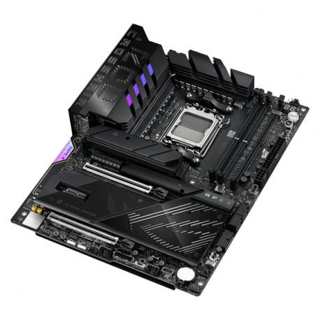 ASUS ROG CROSSHAIR X870E APEX - Motherboard - ATX - Socket AM5 - AMD X870E Chipset - USB4, USB-C 3.2 Gen2, USB 3.2 Gen 2, USB 3.2 Gen 1, USB-C 3.2 Gen 2x2 - Wi-Fi 7, Bluetooth, 5 Gigabit Ethernet - onboard graphics (CPU required) - HD Audio (8-channel) - 13