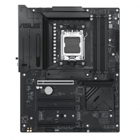 ASUS X870 MAX GAMING WIFI7 W - Motherboard - ATX - Socket AM5 - AMD X870 Chipset - USB4, USB-C 3.2 Gen 2x2, USB 3.2 Gen 2, USB 3.2 Gen 1 - Wi-Fi 7, 2.5 Gigabit LAN, Bluetooth - onboard graphics (CPU required) - HD Audio (8-channel) - 0