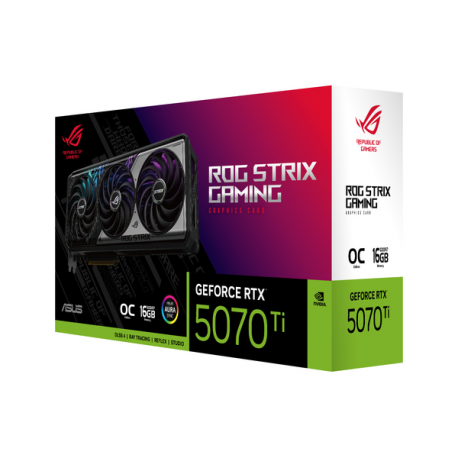 ASUS - OC Edition - graphics card - GeForce RTX 5070 Ti - 16 GB GDDR7 - PCI Express 5.0 - 2 x HDMI, 3 x DisplayPort - 7