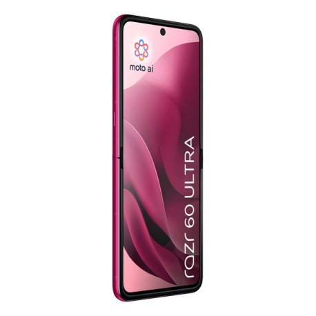 Motorola RAZR 60 Ultra - 5G smartphone - dual-SIM - RAM 16 GB  /  Internal Memory 512 GB - pOLED display - 7" - 2992 x 1224 pixels (165 Hz) - 2x rear cameras 50 MP, 50 MP - front camera 50 MP - pantone cabaret - 20
