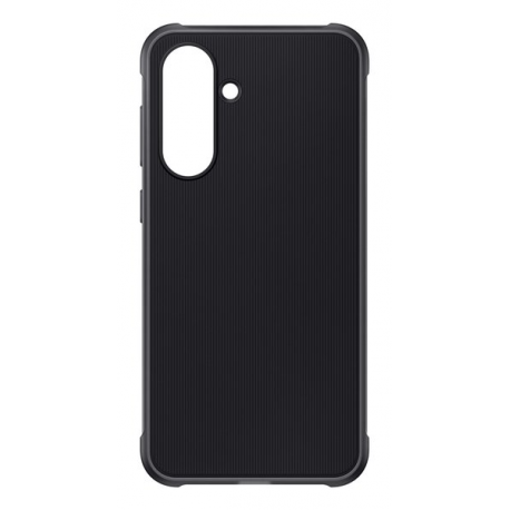 Samsung EF-RA566 - Back cover for mobile phone - rugged - thermoplastic polyurethane (TPU) - black - for Galaxy A55 - 1