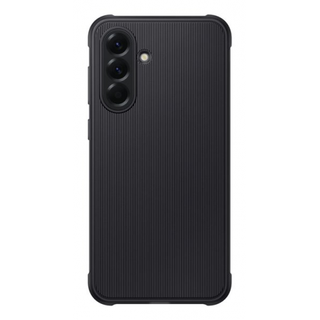 Samsung EF-RA566 - Back cover for mobile phone - rugged - thermoplastic polyurethane (TPU) - black - for Galaxy A55 - 6