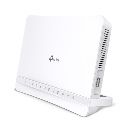 TP-Link VX231v V1 - Wireless router - mesh - DSL modem 3-port switch - 1GbE, PPP - Wi-Fi 6 - Dual Band - 1