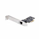 StarTech.com 1-Port 2.5G NBASE-T PCIe Network Card, Computer Network Interface Card, Intel I225-V, Single-Port Ethernet, Multi-Gigabit NIC (PR12GI-NETWORK-CARD) - Network adapter - PCIe 2.0 low profile - 10 / 100 / 1000 / 2500Base-T x 1 - black
