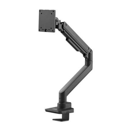 LogiLink - Mounting kit (desk mount) - adjustable arm - for LCD display /  curved LCD display - gas spring - plastic, aluminium, steel - black - screen size: 17"-49" - 2