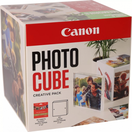 Canon PP-201 - Glossy - green - 130 x 130 mm 40 sheet(s) photo paper - for MAXIFY GX5050, GX6550; PIXMA TS7750i, TS8750 - 0