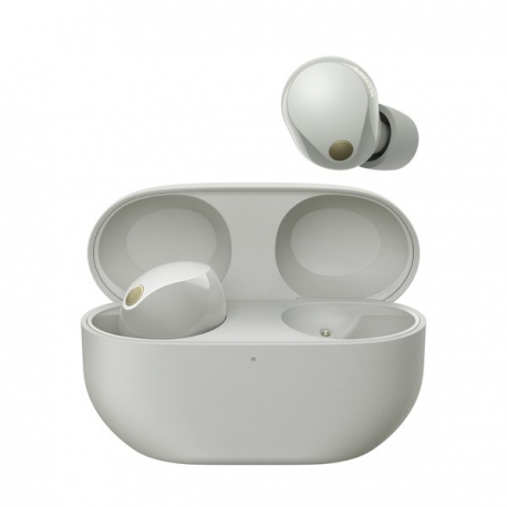 Sony WF-1000XM5 - True wireless earphones with mic - in-ear - Bluetooth - active noise cancelling - silver - 0