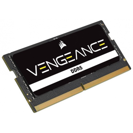 CORSAIR VENGEANCE 32GB 2x16GB DDR5 5600MT/s SODIMM Unbuffered 48-48-48-90 Black PCB Std PMIC 1.1V - 1
