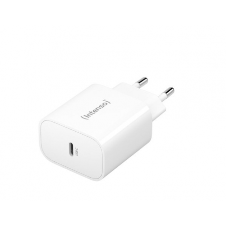 Intenso W20C - Power adapter - 20 Watt - 3 A - PD 3.0, QC 4.0, PD / PPS (24 pin USB-C) - white - 0