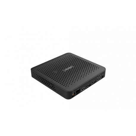ZOTAC ZBOX M Series MI351 - Barebone - ultra-thin form factor - 1 x Celeron N N100 / 0.8 GHz - RAM 0 GB - UHD Graphics - Gigabit Ethernet, Bluetooth 5.2, IEEE 802.11ax (Wi-Fi 6) WLAN: - 802.11a / b / g / n / ac / ax, Bluetooth 5.2 - 1