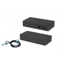 i-Tec - Docking station - for tablet, notebook - USB-C  /  Thunderbolt 3  /  USB 3.0 - 2 x HDMI, 2 x DP - GigE - 100 Watt - Europe