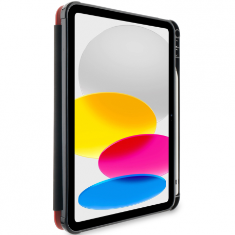 OtterBox React Series - Flip cover for tablet - ultra-slim - black, red - for Apple 10.9-inch iPad (10th generation) - 2