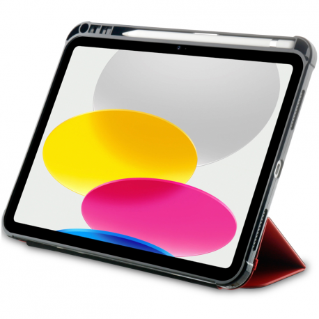 OtterBox React Series - Flip cover for tablet - ultra-slim - black, red - for Apple 10.9-inch iPad (10th generation) - 3