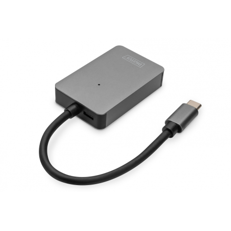 DIGITUS USB-C Card Reader 2 Port UHS-II SD4.0 TF4.0 300Mb/s
