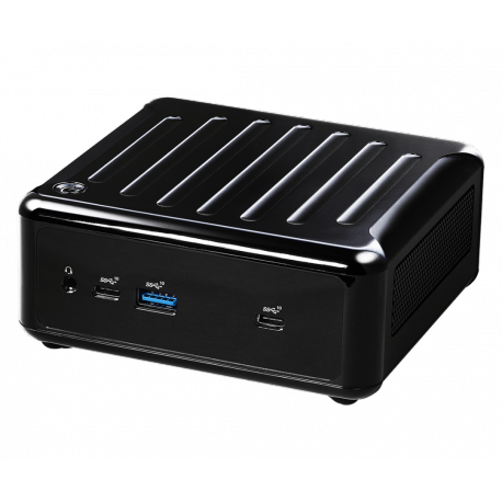 ASRock Industrial NUC BOX-J6412 - Barebone - box - 1 x Celeron J6412 / up to 2.6 GHz - RAM 0 GB - UHD Graphics - Gigabit Ethernet - 0