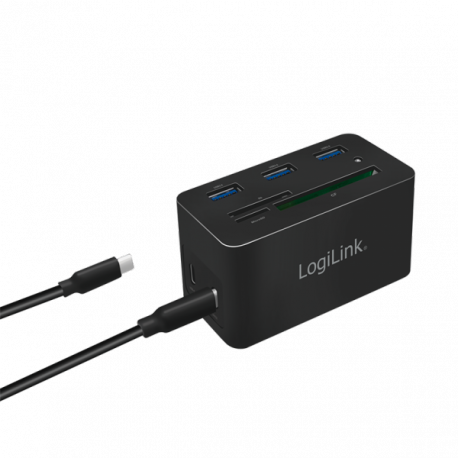 LogiLink - Docking station - USB-C 3.2 Gen 1 - HDMI - GigE - 1