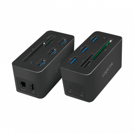 LogiLink - Docking station - USB-C 3.2 Gen 1 - HDMI - GigE - 3