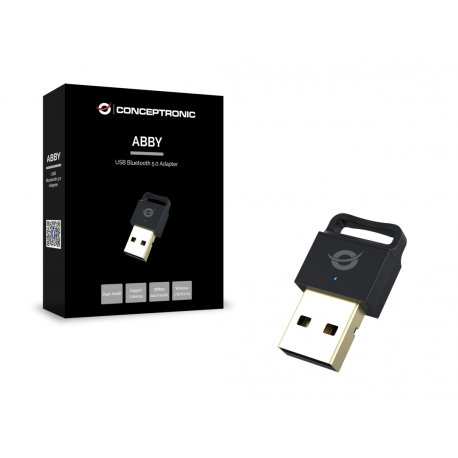 Conceptronic ABBY06B - Network adapter - USB 2.0 - Bluetooth 5.0 - black - 1