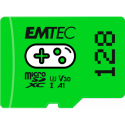EMTEC Gaming - Flash memory card - 128 GB - A1  /  Video Class V30  /  UHS-I U3 - microSDXC UHS-I - green