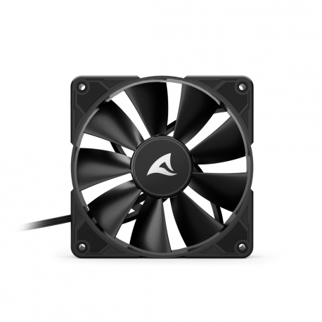 Sharkoon SilentStorm BW120 - Case fan - PWM - 120 mm - black - 0
