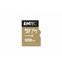 EMTEC SpeedIN' PRO - Flash memory card (microSDHC to SD adapter included) - 128 GB - Video Class V30  /  UHS-I U3  /  Class10 - microSDXC UHS-I
